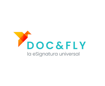 Logo doc&fly docandfly signatura digital en català